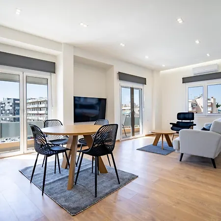 Attiki Sqr, Metro Station, 2 Bedrooms Flat By Mps Apartment *