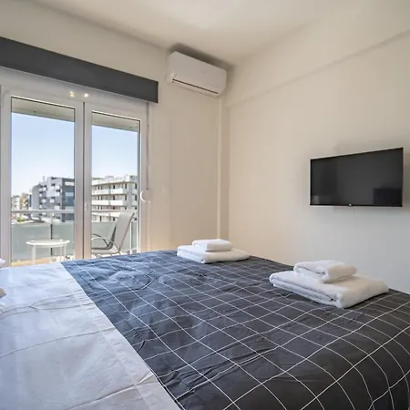Apartment Attiki Sqr, Metro Station, 2 Bedrooms Flat By Mps *